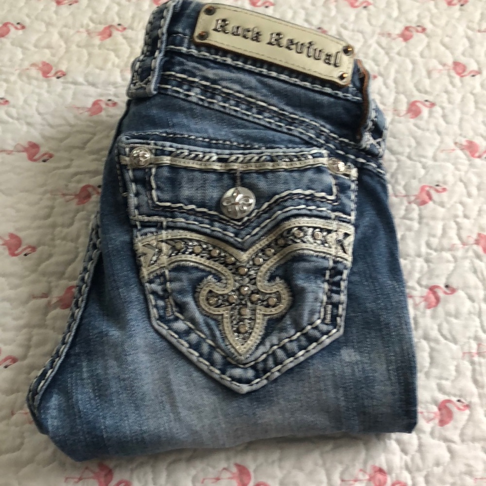 Women’s rock revival jeans